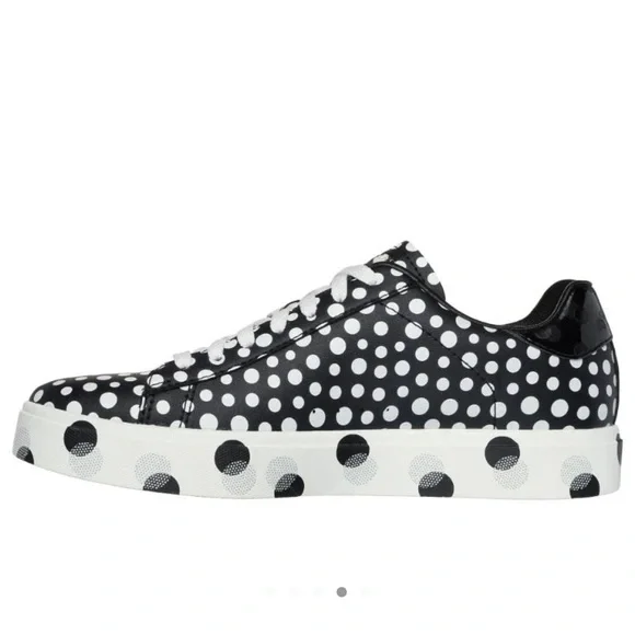 Skechers NIB - Eden Dots Galore Black and White Polka Dot Sneakers - Picture 4 of 11